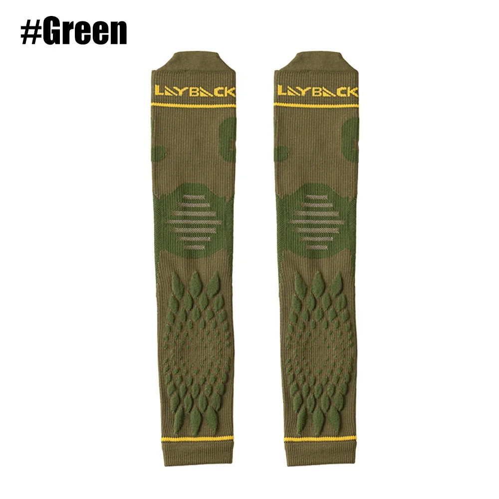 WEFITON 1Pair Calf Compression Sleeves for Men and Women - Leg Compression Sleeve - Footless Compression Socks for Runner Sports Peaceful Pleasures Health and Wellness Green-1Pair