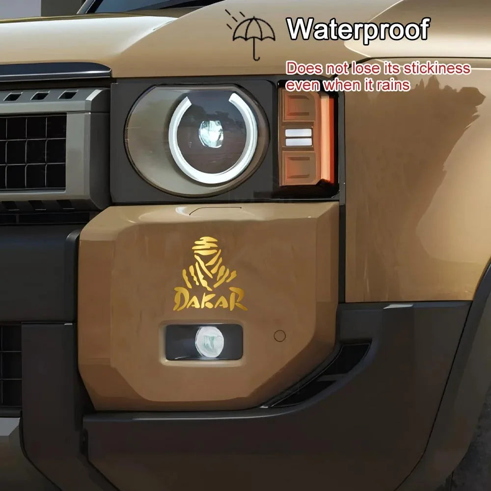 Dakar Rally Reflective Vinyl Sticker | Car Motorcycle Laptop