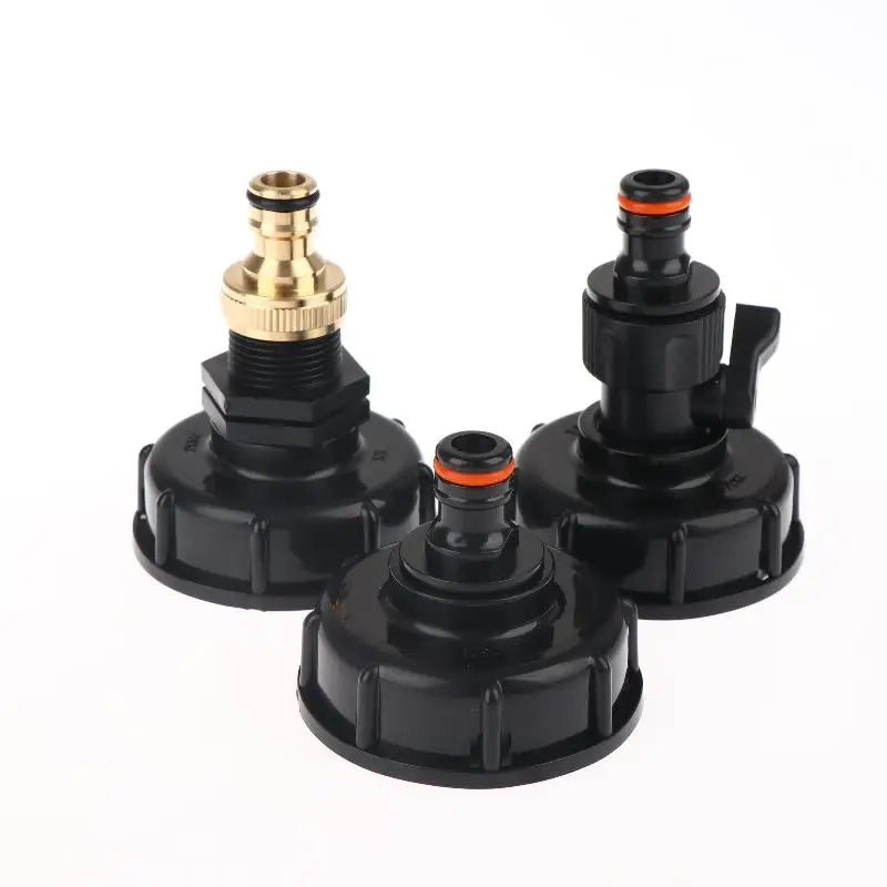 IBC Tank Valve Adapter 1/2" & 3/4" Hose Connector 60mm Thread IBC Tank Adapter Peaceful Pleasures Health and Wellness