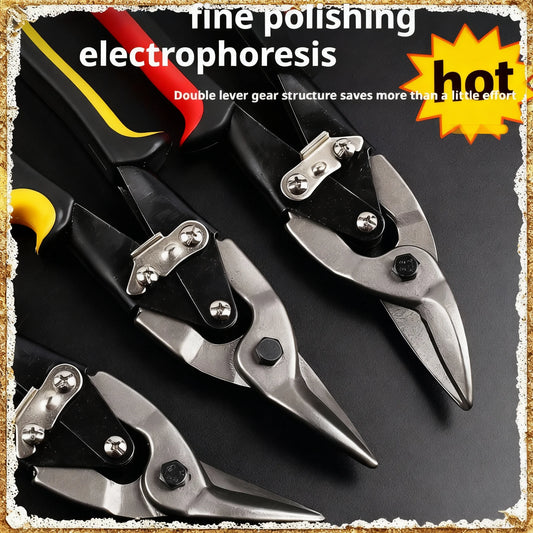 Aviation Tin Snips Heavy Duty Chrome Vanadium Steel Metal Shears Aviation Tin Snips Peaceful Pleasures Health and Wellness