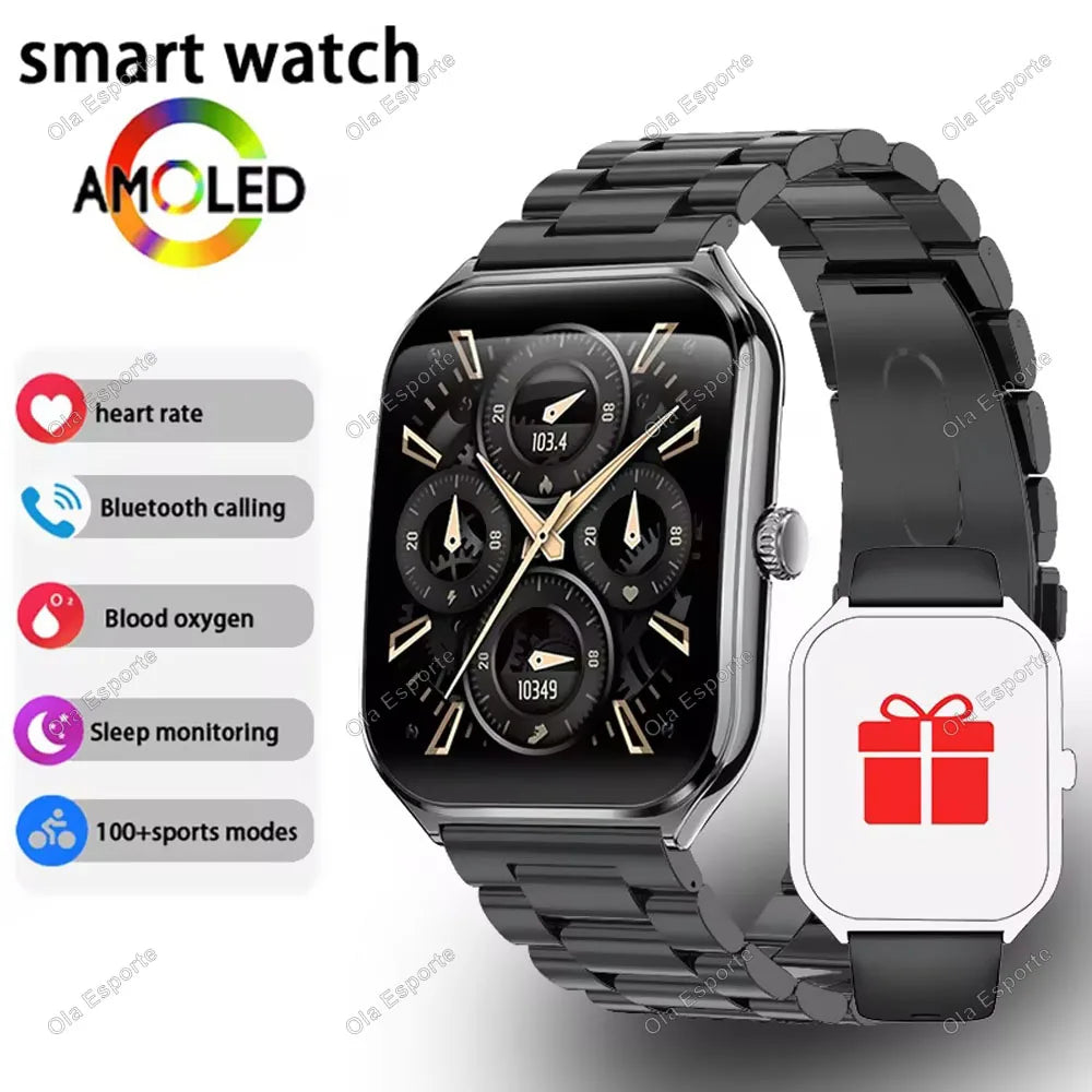Ola Esporte 1.96" AMOLED Smartwatch | BT Calling & Fitness