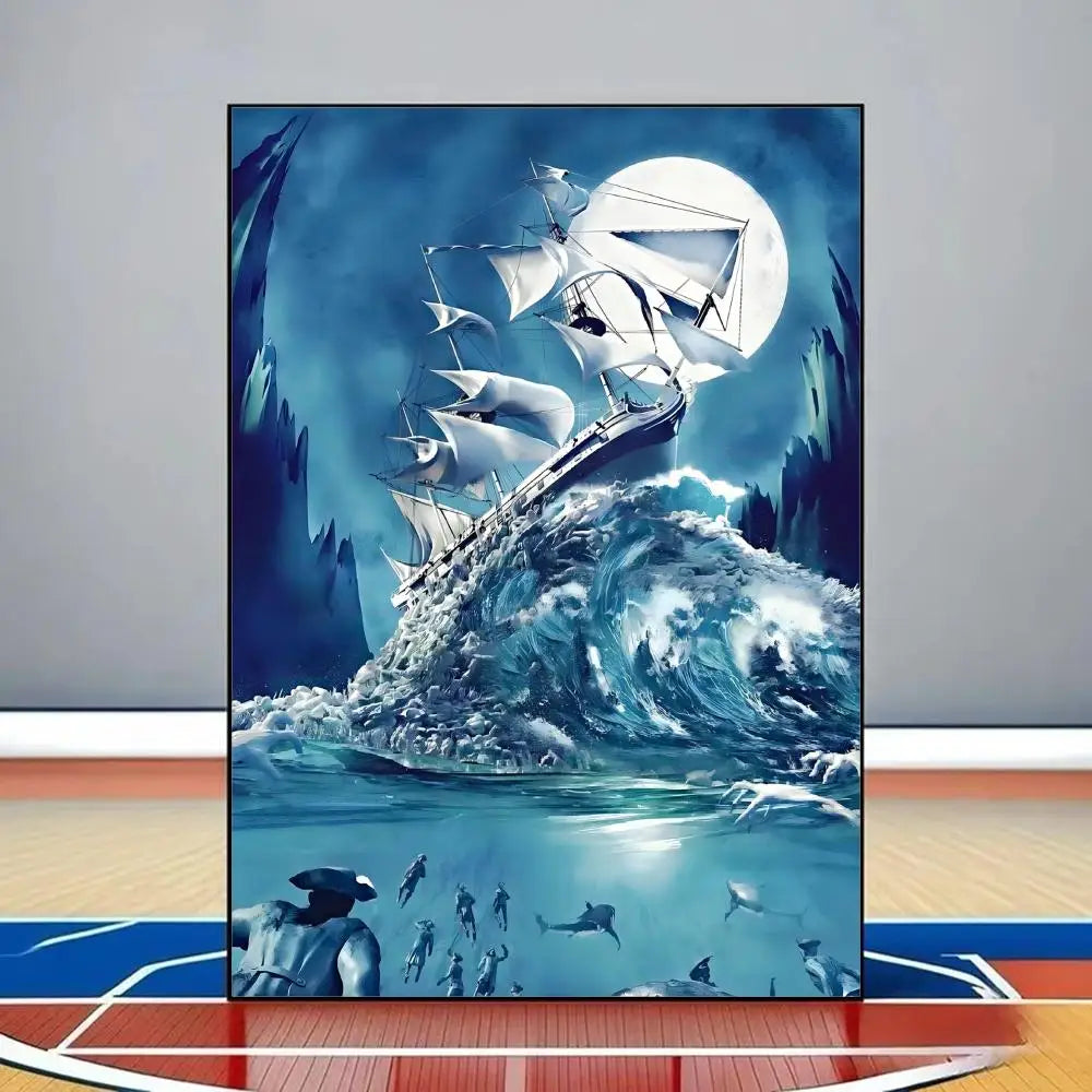 Pirates of the Caribbean Black Pearl Canvas Poster | Wall Art