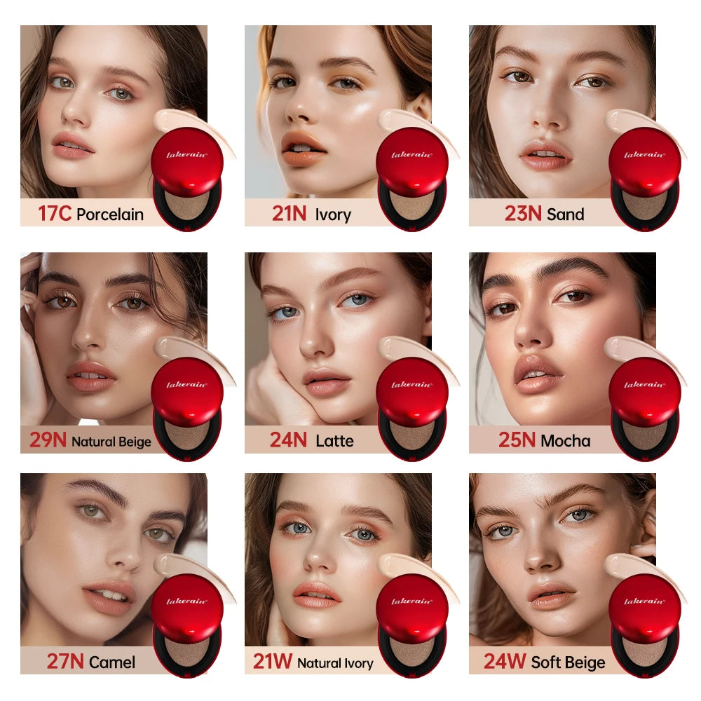 Red Cushion Foundation | Full coverage, lightweight, fits well, satin finish, Korean Cushion Foundation Peaceful Pleasures Health and Wellness