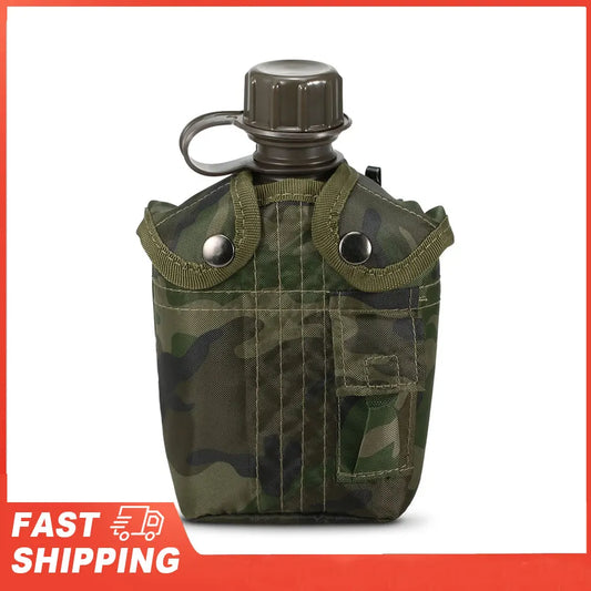 Hiking Backpacking Survival Water Bottle Kettle Outdoor Military Peaceful Pleasures Health and Wellness