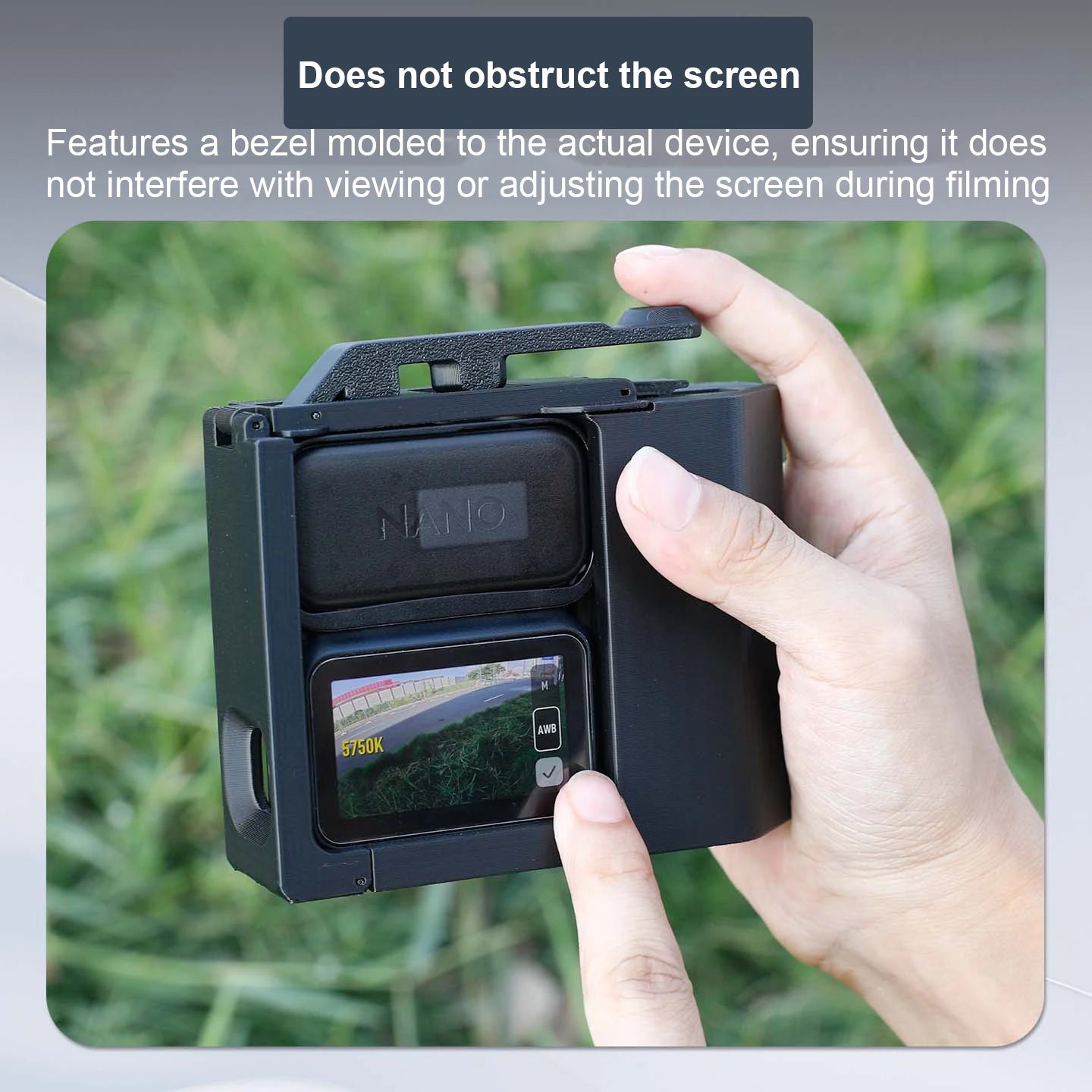 3D Printed Vlog Grip Holder for DJI Osmo Nano Camera