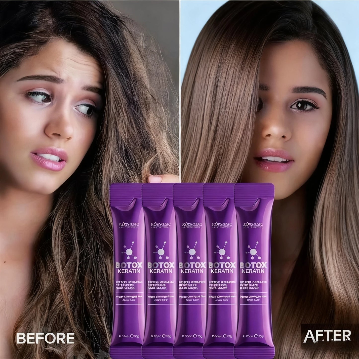 Keratin Hair Mask – Smooth, Moisturize & Control Frizz Fast