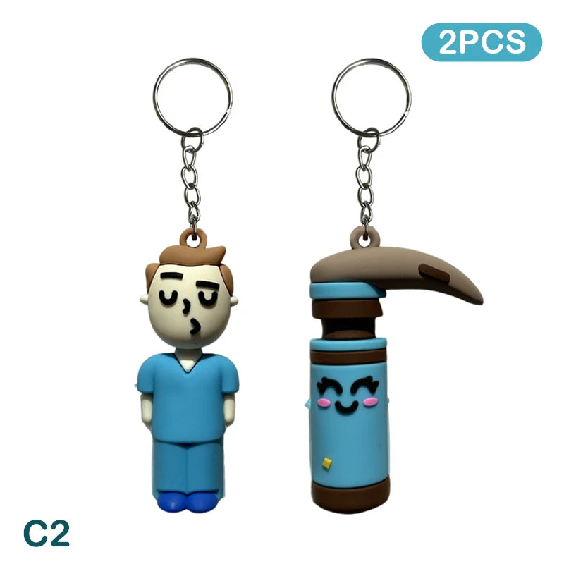 Ampoule Bottle Opener Keychain | Rubber Vial Breaker Tool