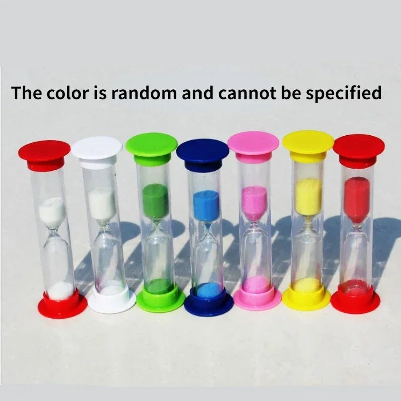 6-Piece Hourglass Sand Timer Set – Kids Desk Décor & Gift Sand Timer Set Peaceful Pleasures Health and Wellness Random color 6-piece set