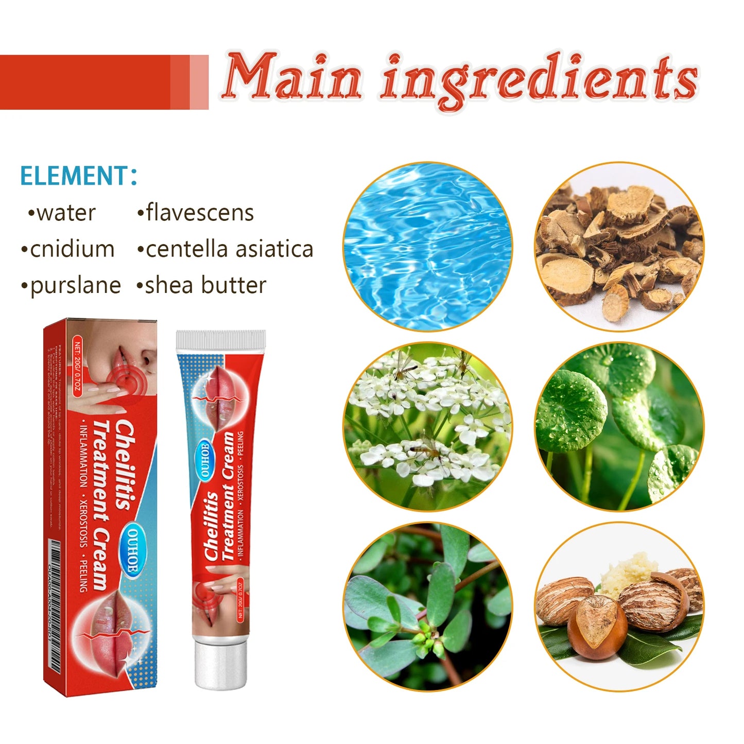 OUHOE Lip Repair Balm Lip moisturizing and hydrating chapped and cracked to prevent dryness and lighten lip lines care balm Peaceful Pleasures Health and Wellness