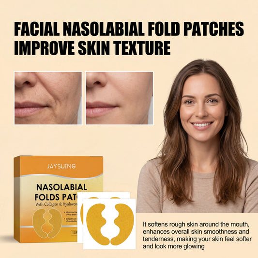 Jaysuing Nasolabial Fold Firming Patches – Hydrating, 10 Pcs Facial Treatment Patches Peaceful Pleasures Health and Wellness