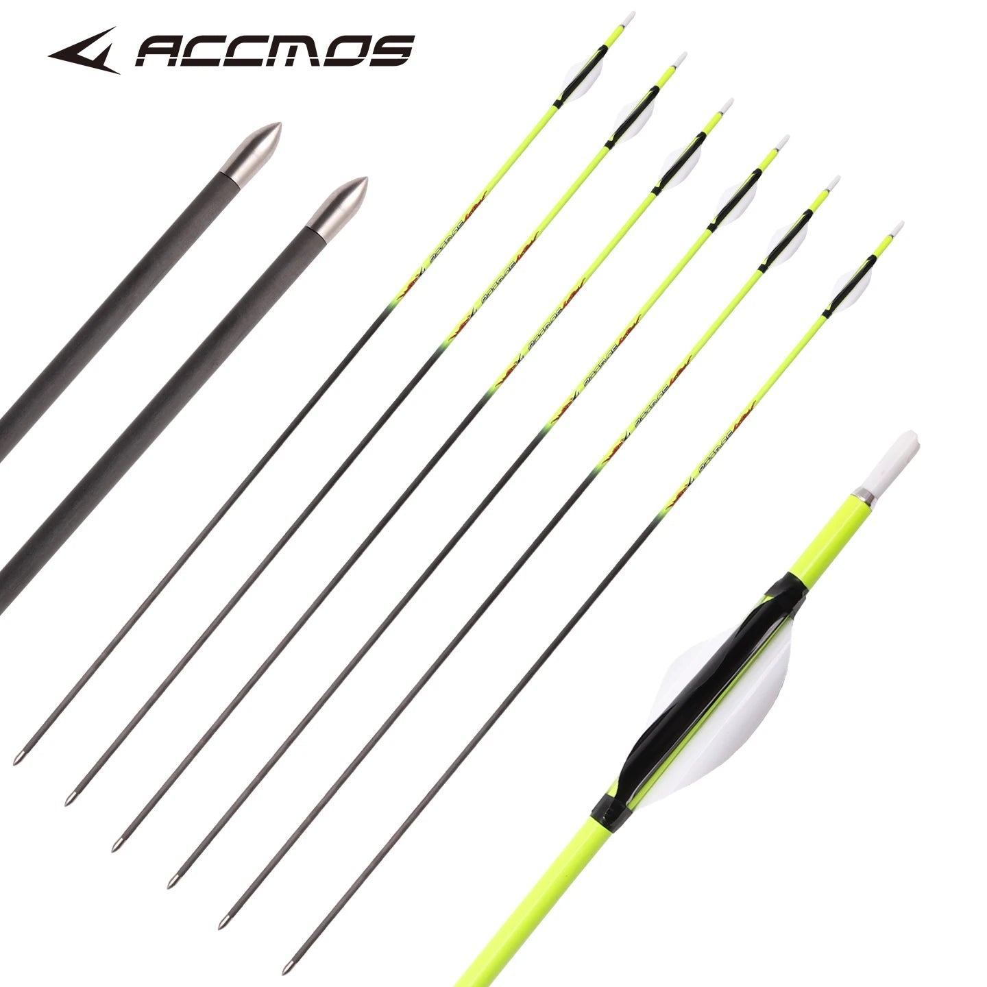 6 12ps ID Pure Carbon Arrow Spine 400 500 600 700 800 900 1000