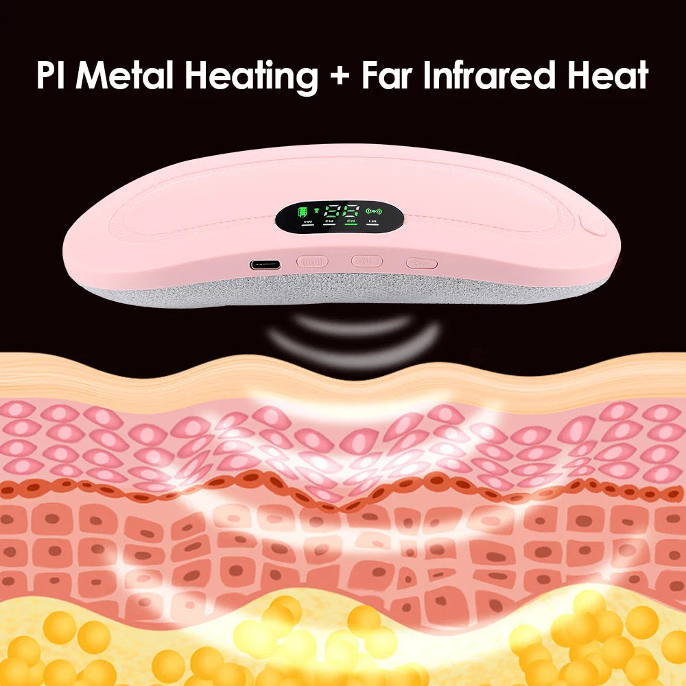 Hailicare Heated Abdominal Massage Belt | Vibration & Warmth