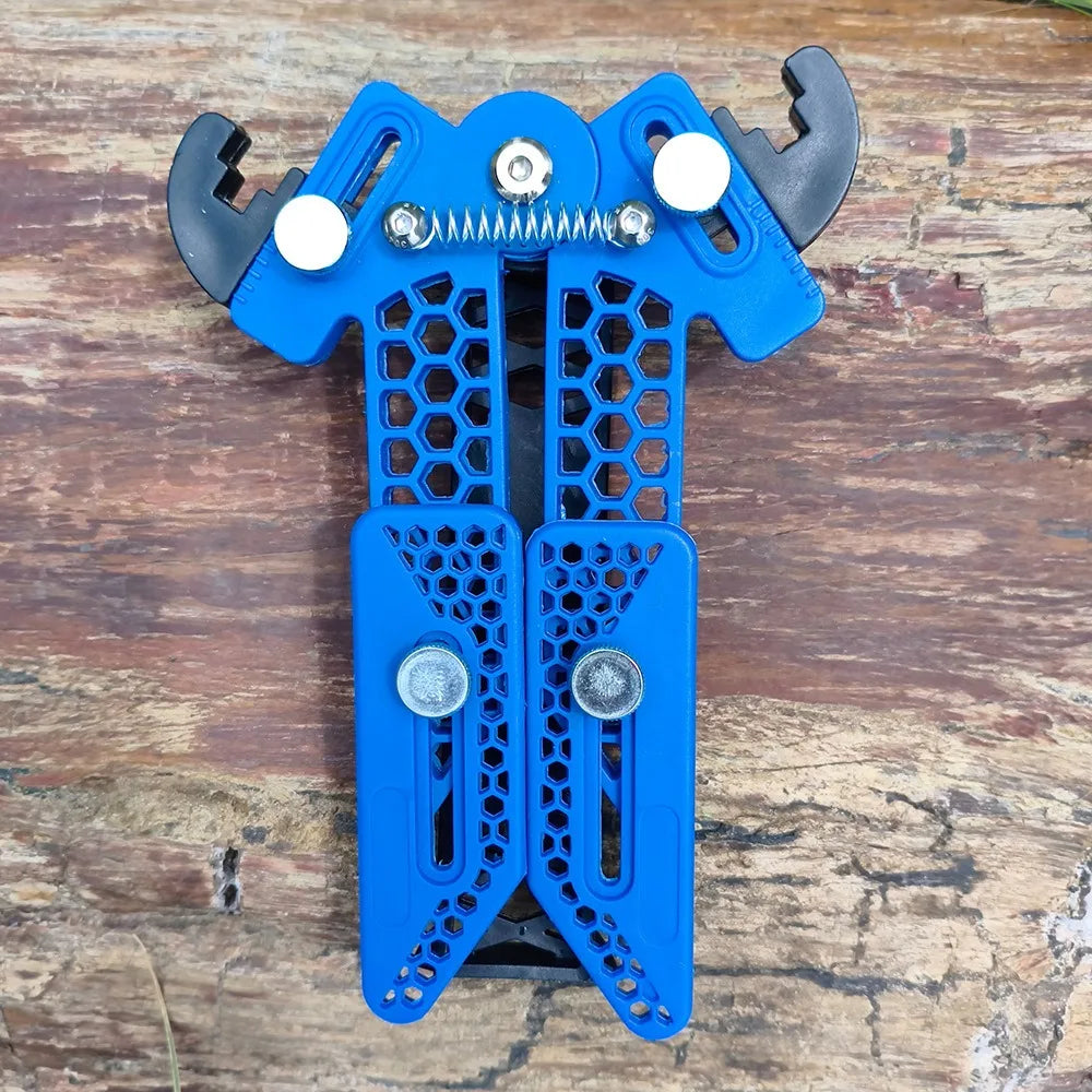 Adjustable Foldable Compound Bow Stand Plastic Kick 3 Legs Bracket
