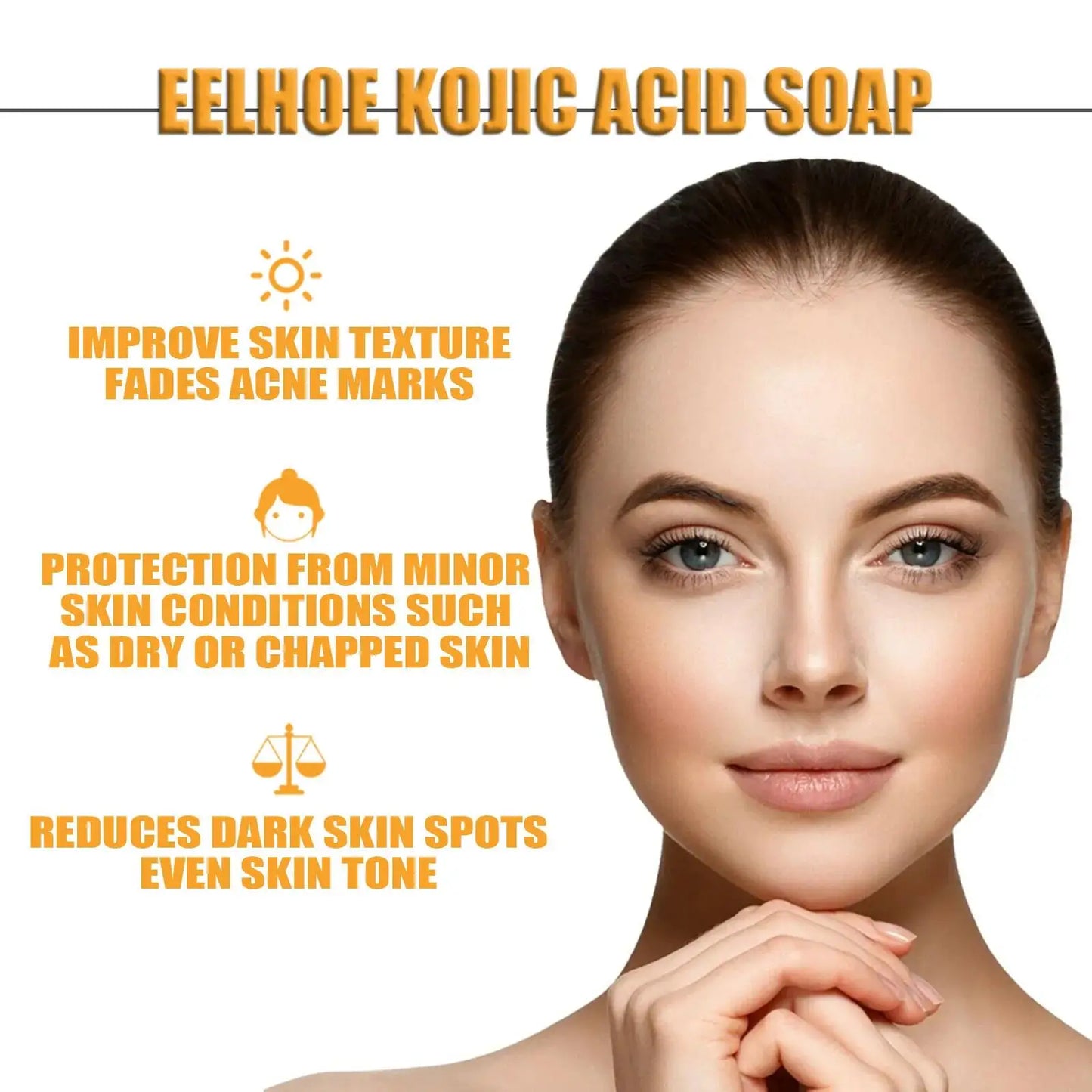 EELHOE Kojic Acid & Turmeric Brightening Soap 100g