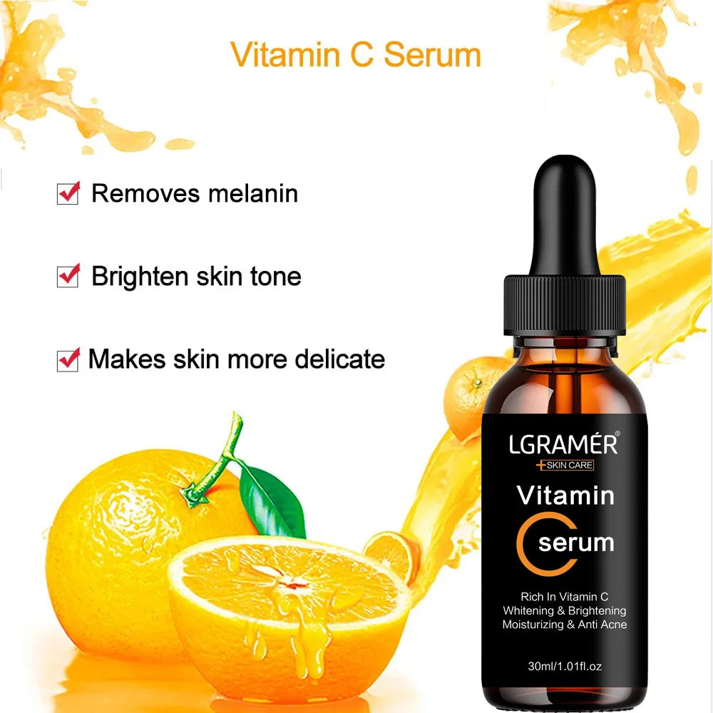 LGRAMER Vitamin C Facial Serum – Brighten & Lighten Spots