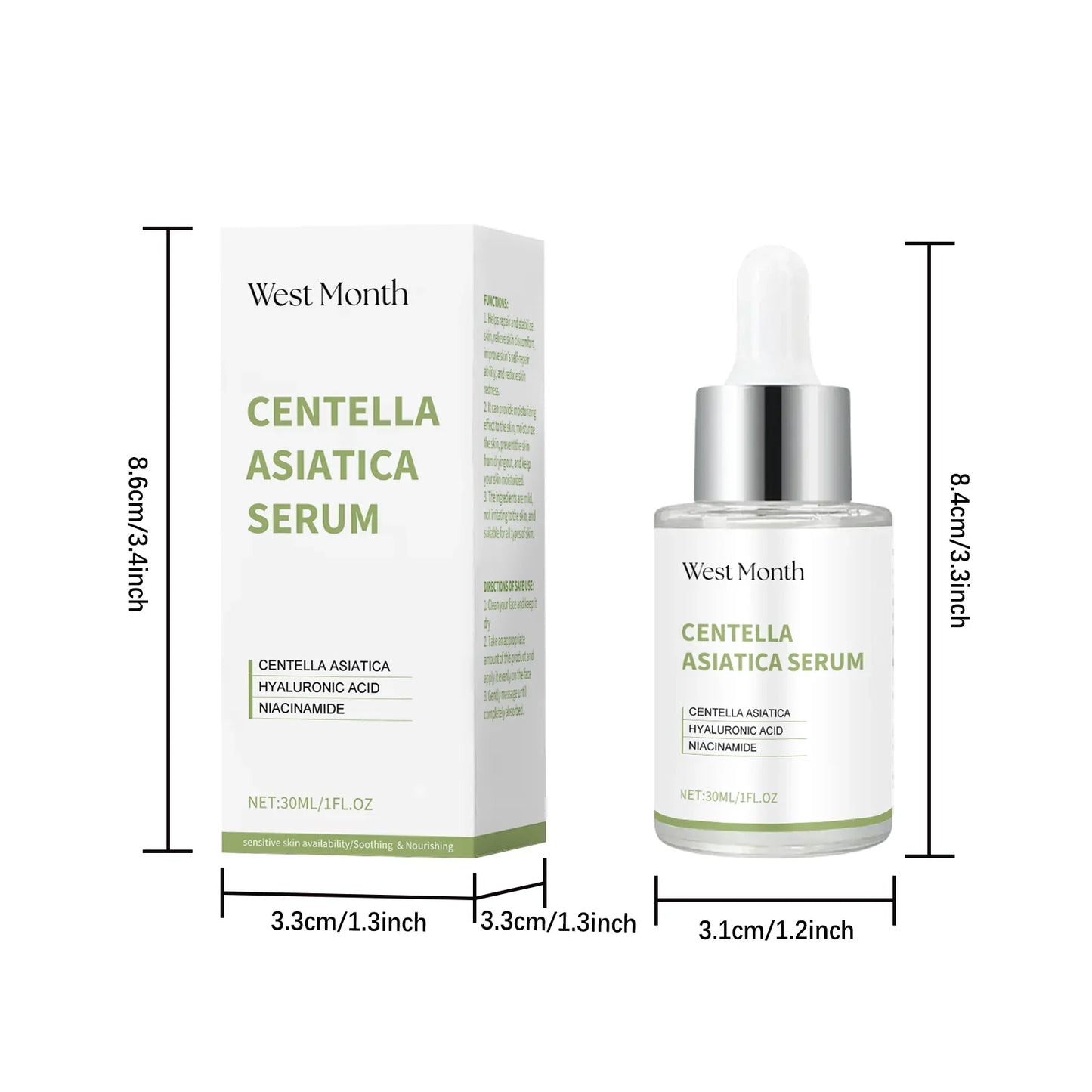 Centella Asiatica Serum – Brightening, Hydrating & Soothing