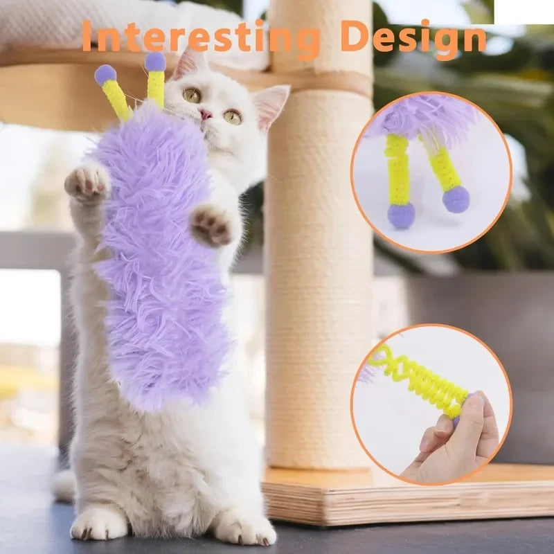 Catnip Plush Cat Pillow Toy – Soft Interactive Self-Play