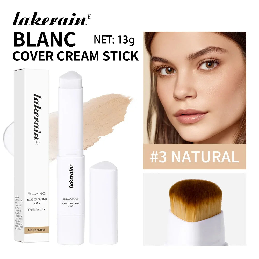 Lakerain Color-Changing Foundation Stick – Full Coverage Matte