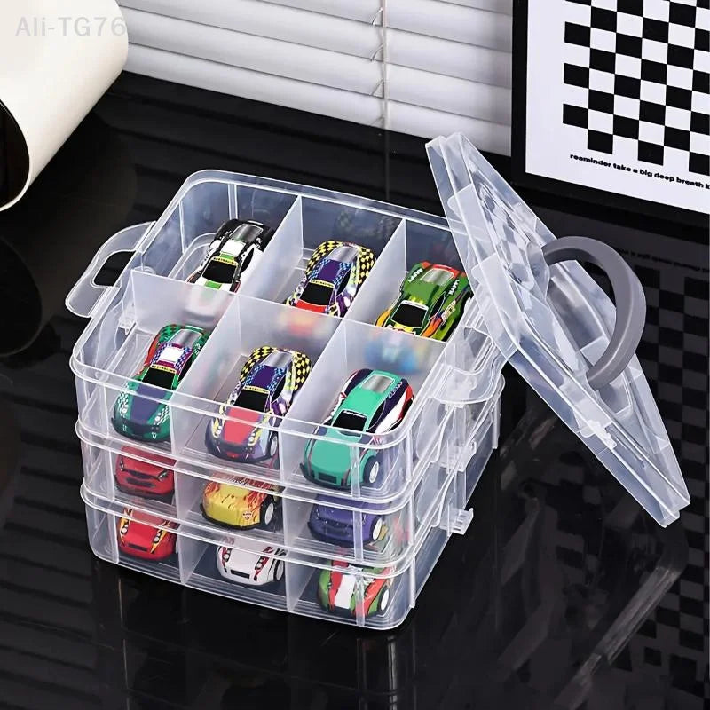 Clear Minimalist Storage Box | Dustproof Jewelry & Small Item Organizer
