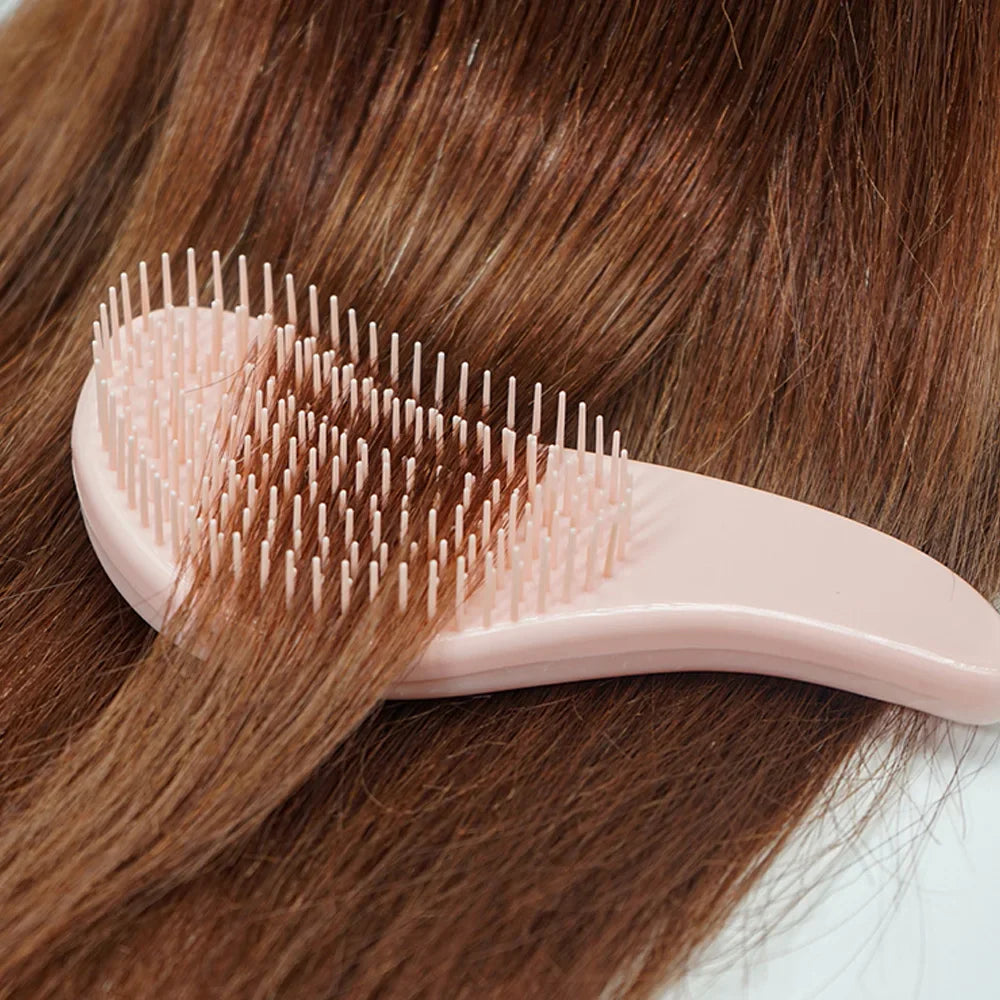 Marble Egg Comb & Air Cushion Brush Set | Detangling Hair Tools