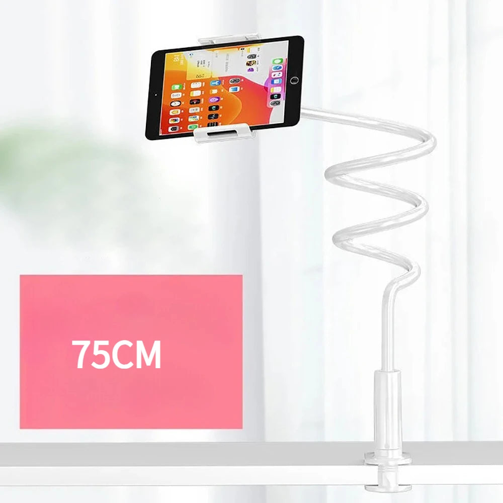 70cm Foldable Bedside Phone & Tablet Clip Stand – iPad & Samsung