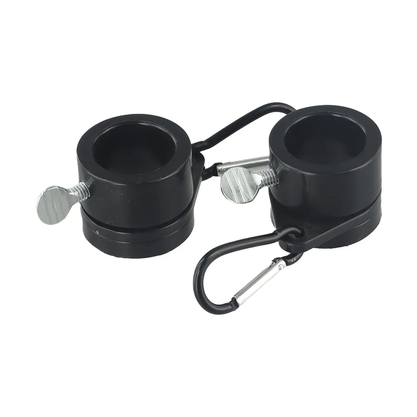 1 Pair 360 Degrees Rotating Flag Mounting Rings Flagpole Grommet Clip