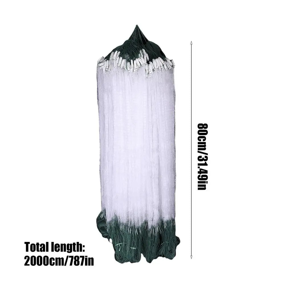 Professional Gillnet Fishing Cast Net | Single-Layer | 8–30m