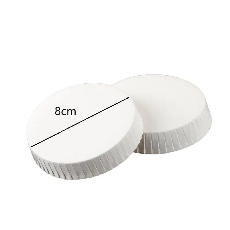 100-Pack Disposable Paper Cup Lids 9.5cm | Coffee & Tea Covers Disposable Cup Lids Peaceful Pleasures Health and Wellness 80mm