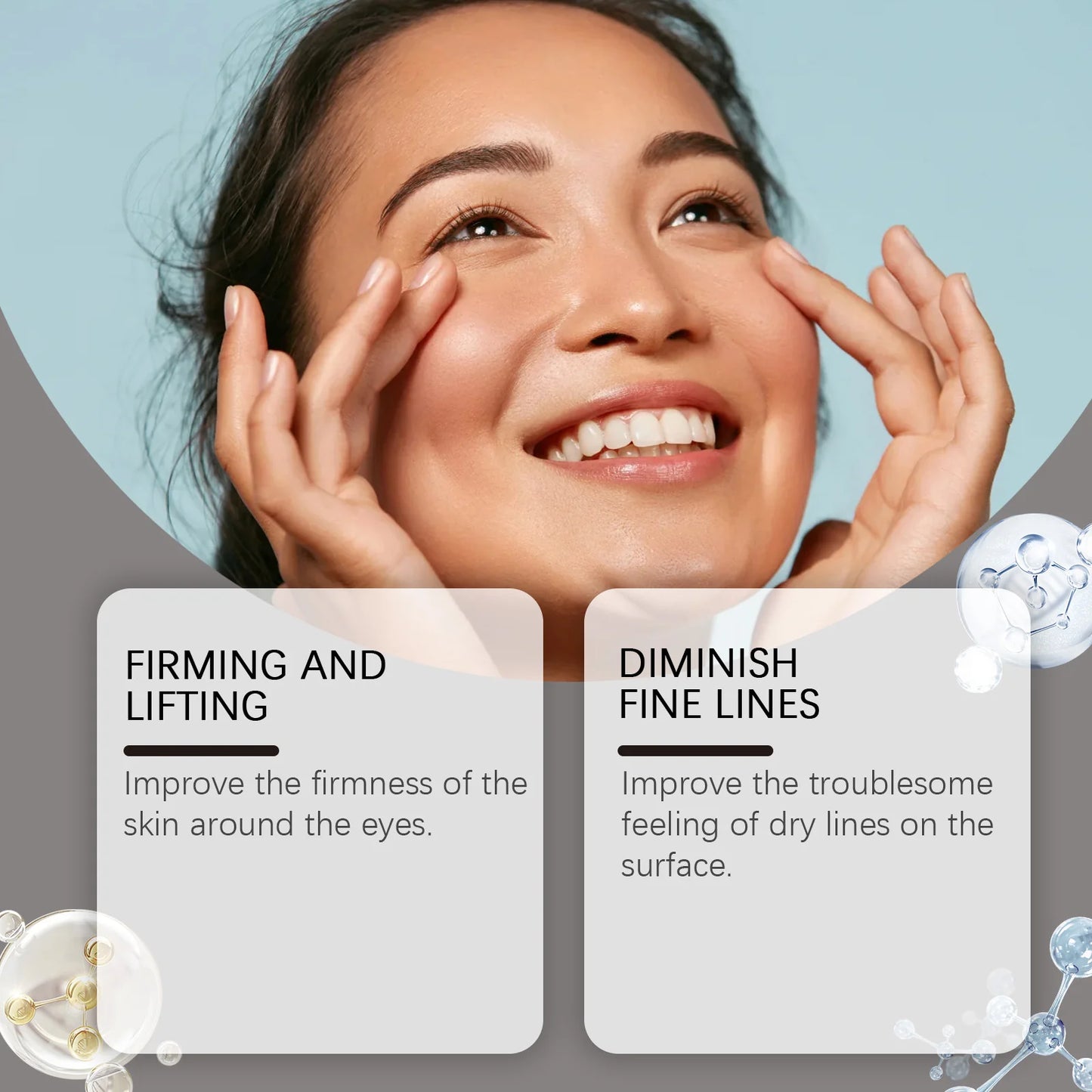 Firming Eye Cream Deep Nourishing Reduce Wrinkles Lifting Smoothing Remove Dark Circles Brightening Hydrating Eye Repair Cream Peaceful Pleasures Health and Wellness