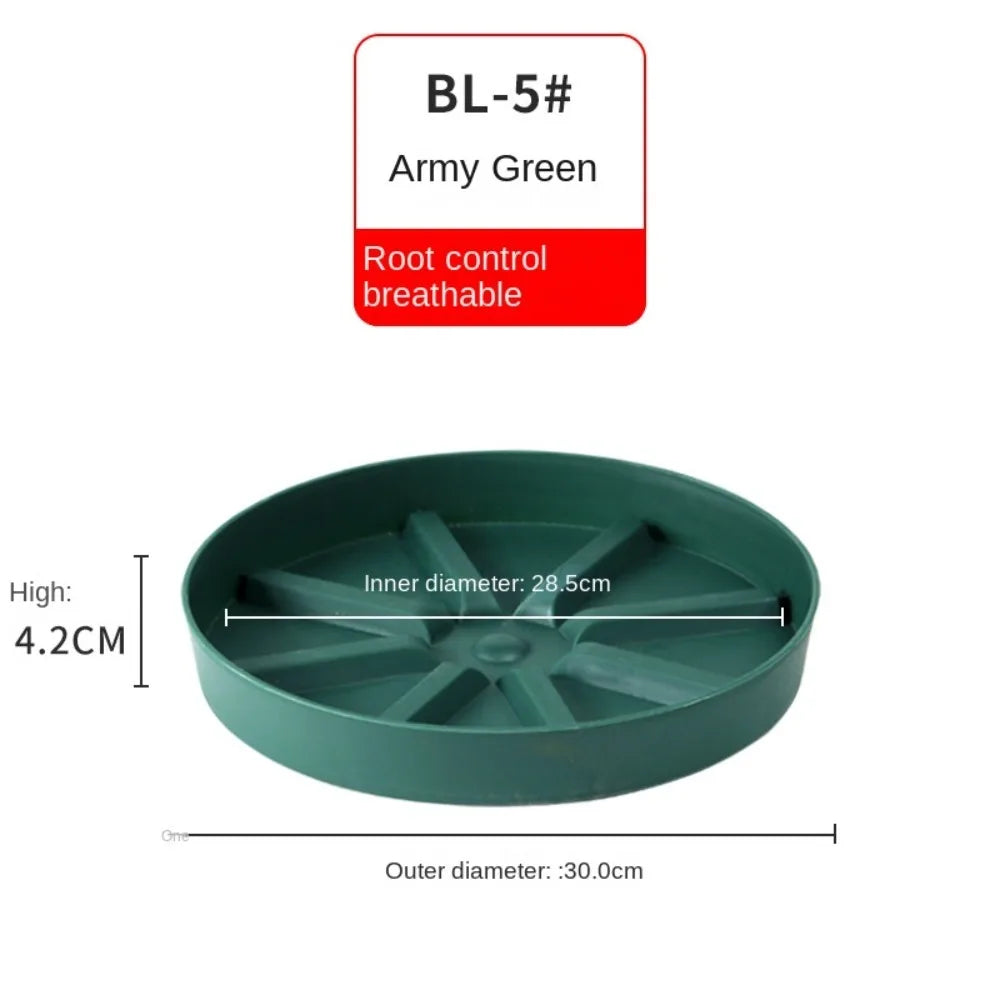 Breathable Plastic Plant Pot Tray | Anti-Root Rot Flower Stand