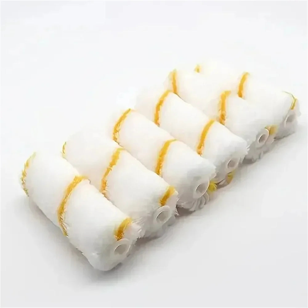 10-Pack Mini Paint Roller Brush Set – Walls, Cabinets & Doors