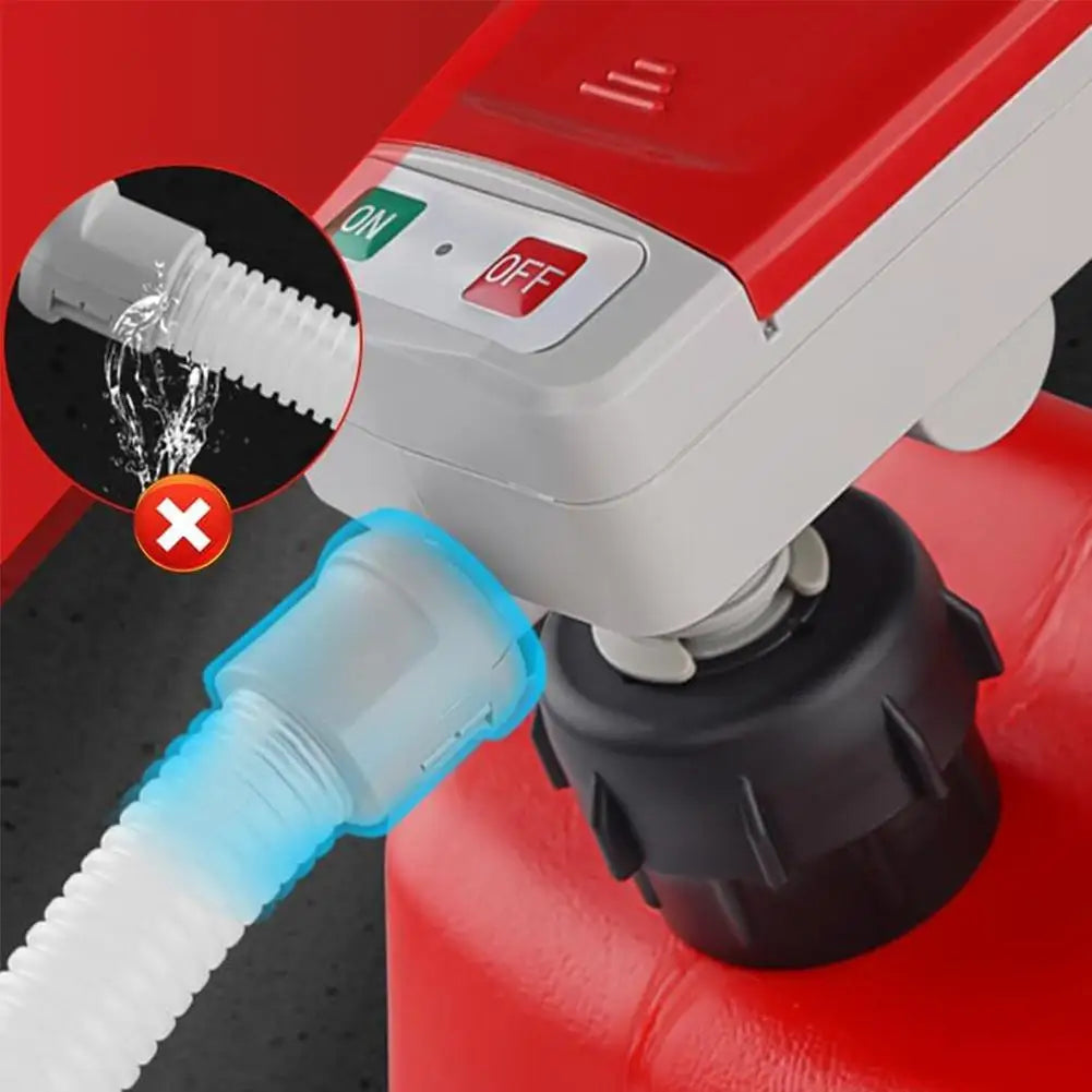 Electric Fuel Transfer Pump – Auto-Stop, 9L/min | Gas & Diesel