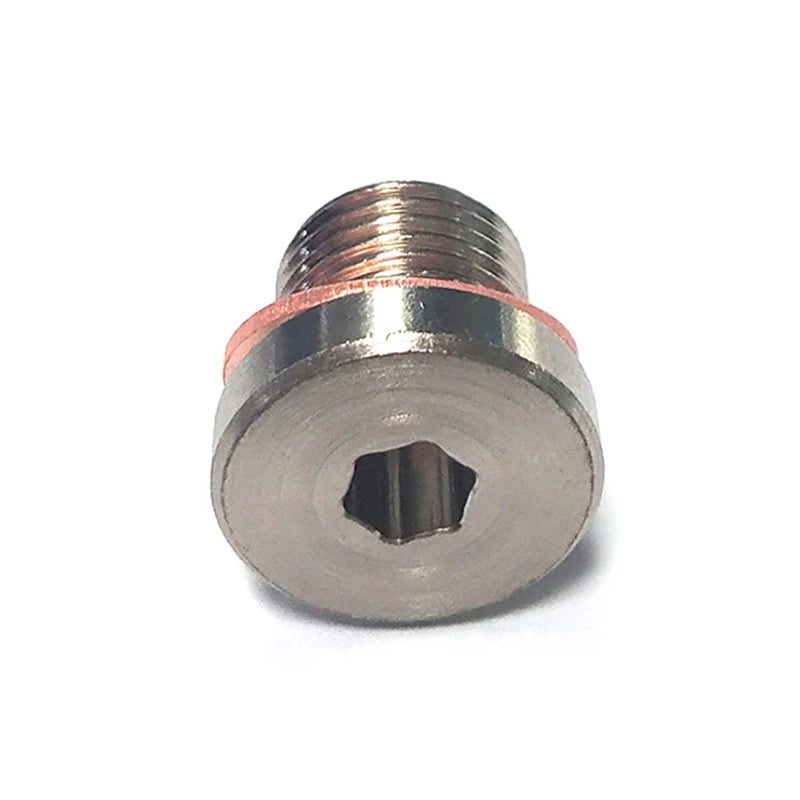 M12x1.25 O2 Oxygen Sensor Blanking Plug Cap with Gasket