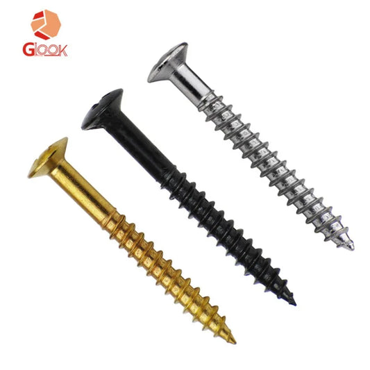Electric Guitar Reinforcement Plate Screws Neck Connecting 5 Silver Peaceful Pleasures Health and Wellness Gold