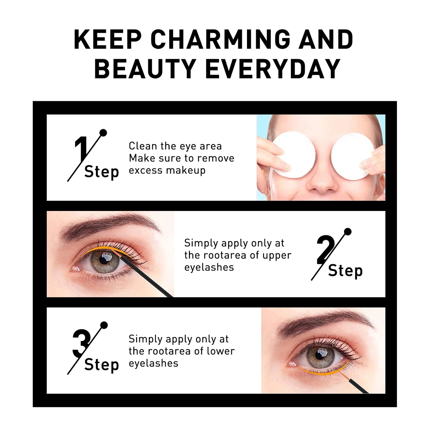 Jaysuing Eyelash Growth Serum – Longer Thicker Fuller Lashes 3ml