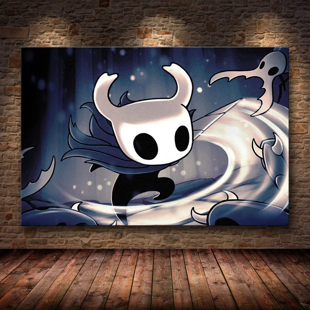 Hollow Knight Hallownest Map HD Canvas Poster | Wall Art