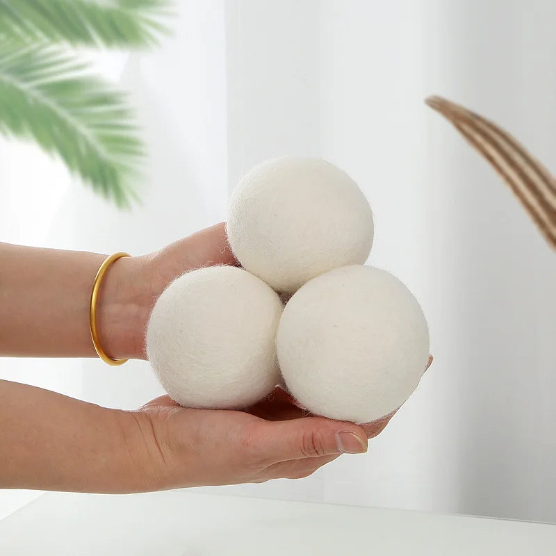 Reusable Wool Dryer Balls & Laundry Lint Catcher | 1000 Uses