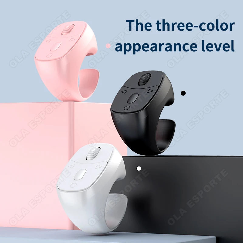 Bluetooth Finger Ring Remote – Scroll, Selfie & Page Turner