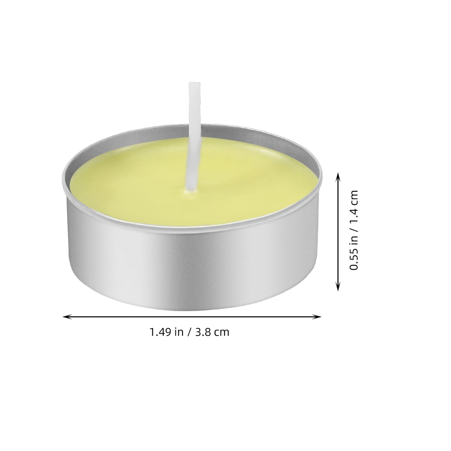 150 Sets Aluminum Tea Light Cup Tea Light Tin Small Tealight Holder Molds Container Tealight Holder Mold Jars with Candles Wicks Peaceful Pleasures Health and Wellness
