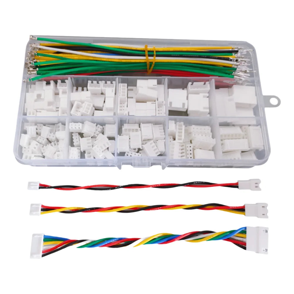 JST XH 2.54mm Pitch Male Female Extension Cable and 22AWG Pre-Crimped Silicone Cable 2 3 4 5 6 Pin Housing XH2.54 Extension Cord Peaceful Pleasures Health and Wellness