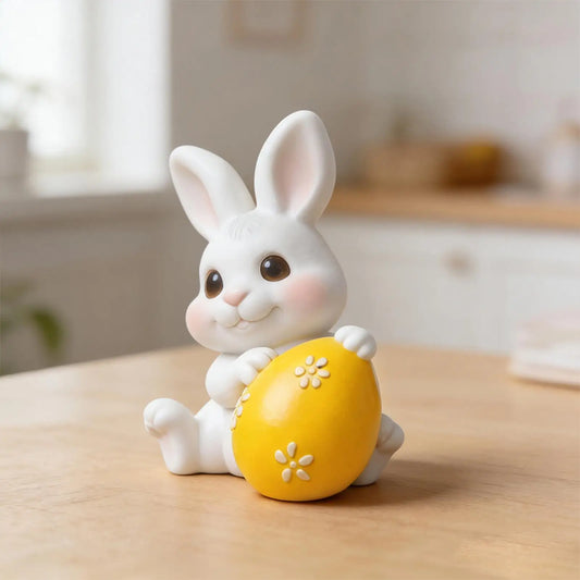 3D Bunny Egg Silicone Candle Mold | Easter & Birthday Crafts Silicone Craft Mold Peaceful Pleasures Health and Wellness
