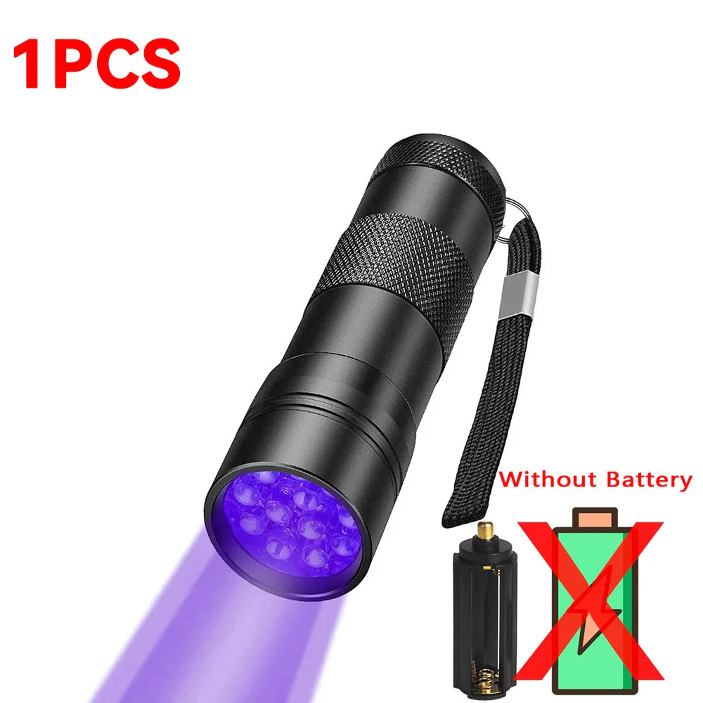 UV Blacklight Flashlight 9/12/21 LED – Pet Stain & Urine Torch
