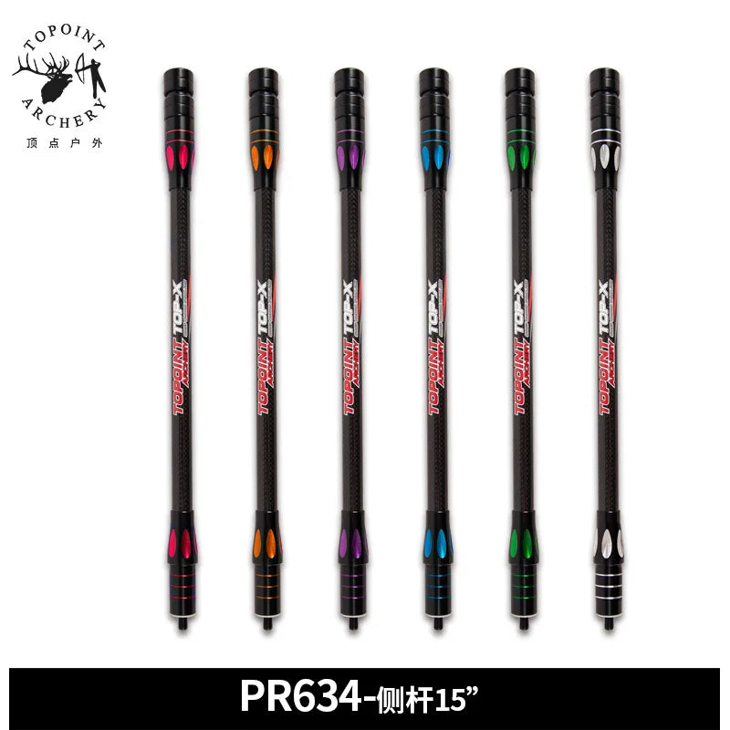 Topoint PR634 10 12 15 Recurve Bow Stabilizer Bar 3K Pure Carbon