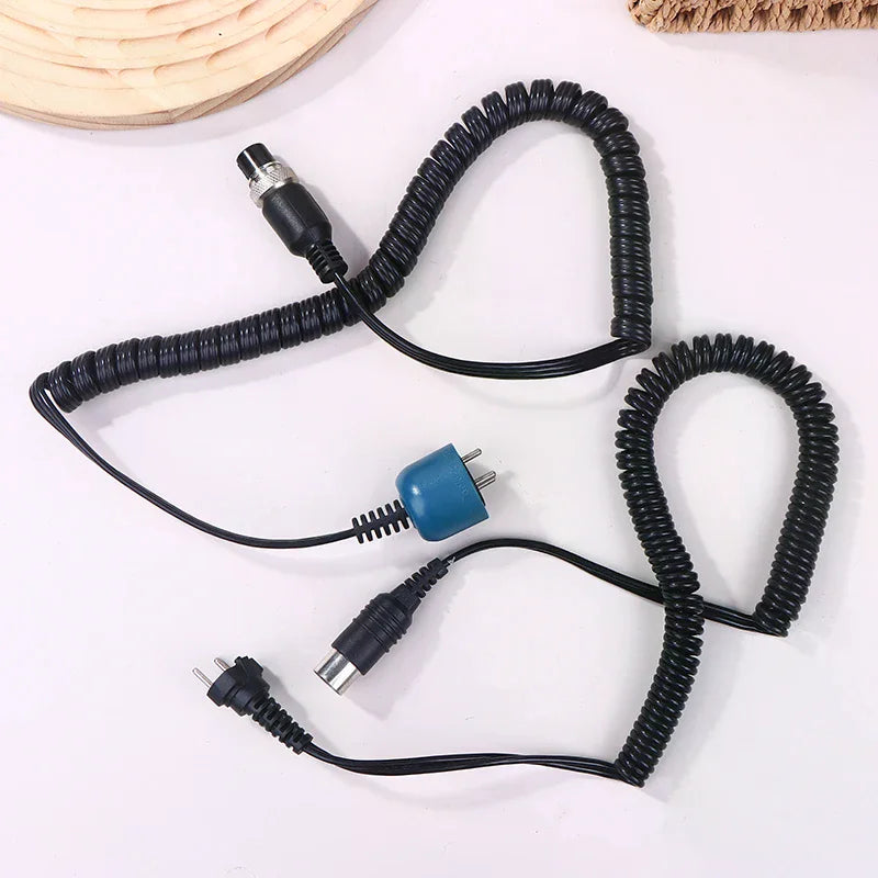 1Pcs Nail Handpiece Power Cable Electric Spring Wire For Strong H6 W-168 202B Manicure Machine Drill Accessories Peaceful Pleasures Health and Wellness