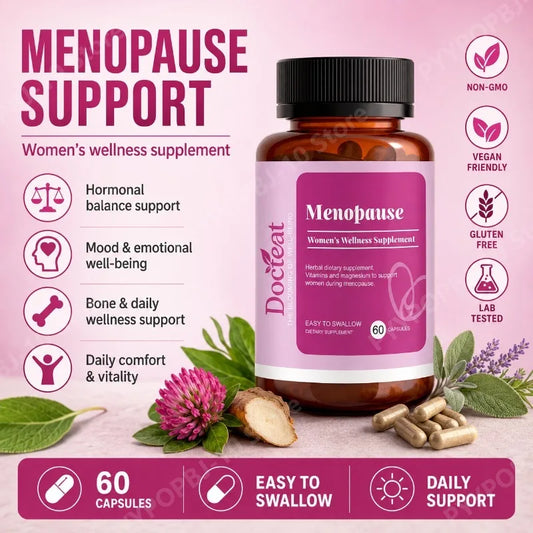 Women's Menopause Support Supplement | Black Cohosh, D3 K2 Menopause Supplement Peaceful Pleasures Health and Wellness