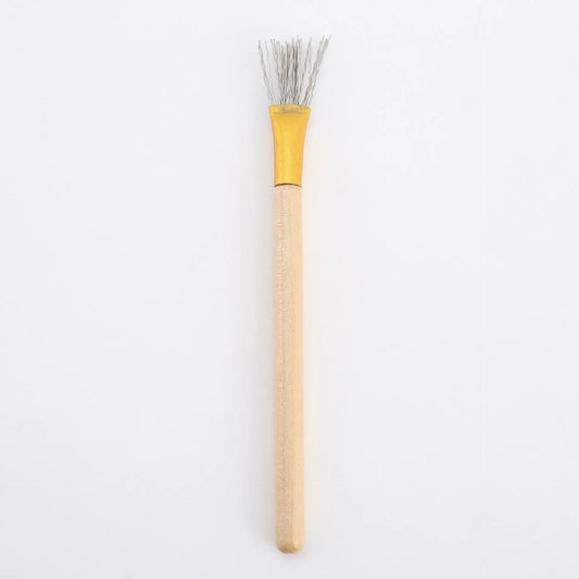 Pottery Wire Brush – Stainless Steel Clay Shaping Tool 2-Pack Clay Sculpting Tool Peaceful Pleasures Health and Wellness thick wire