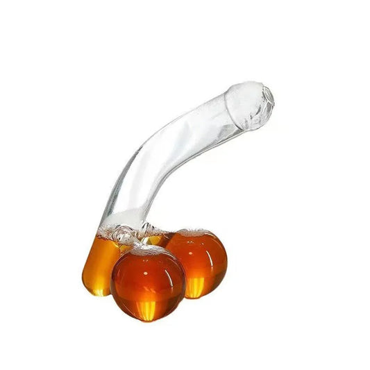 Unique Whiskey Decanter Glass Red Wine Dispenser Scottish Whiskey Decanter Manual Blown Glass Wine Decanter Sexy Home Decor Peaceful Pleasures Health and Wellness Default Title