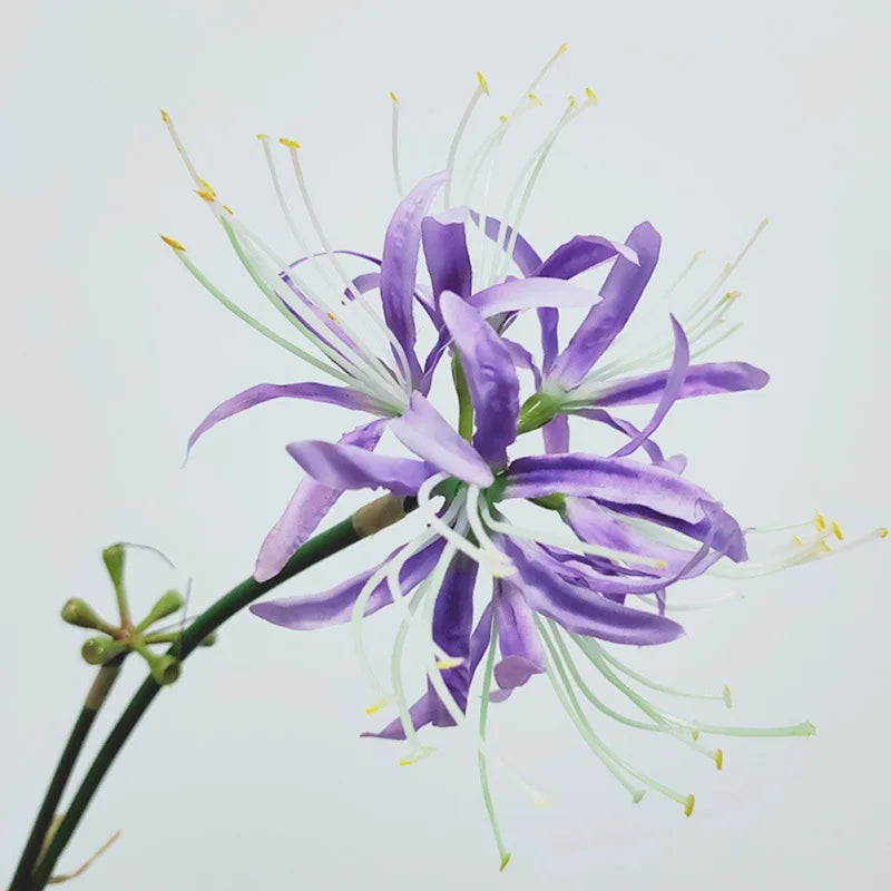 Artificial Red Spider Lily Silk Flower Branch | Home & Wedding