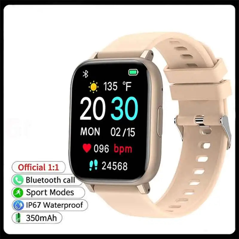 1.77" Smartwatch – Bluetooth Calls, Heart Rate & SpO2 Monitor