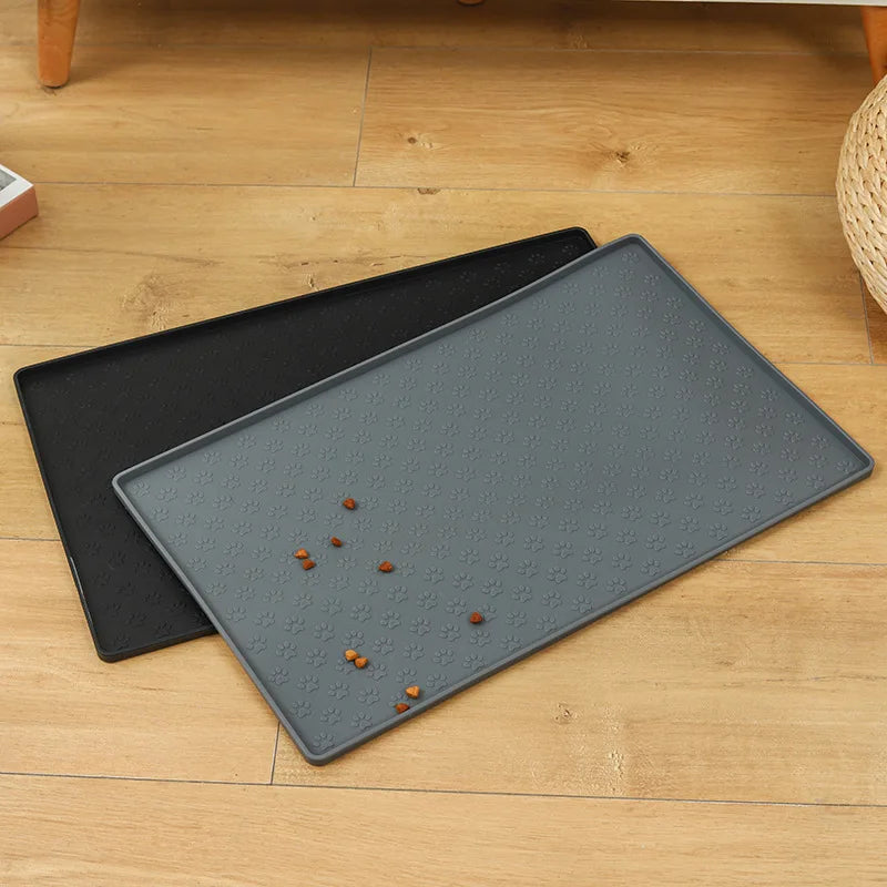 Silicone Pet Feeding Mat – Waterproof Non-Slip for Cats & Dogs